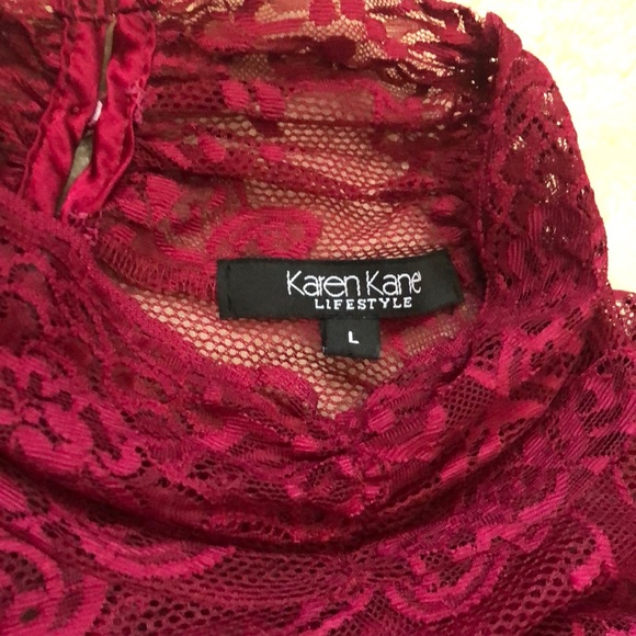 Karen Kane lace top - Picture 3 of 9